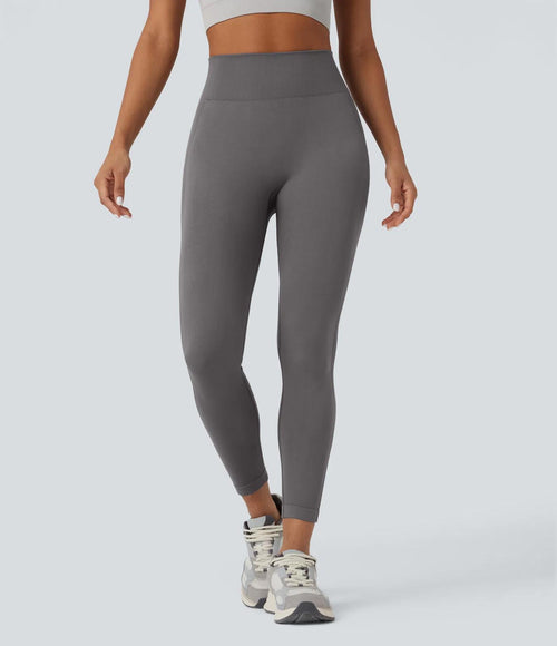 NWT Halara Seamless Flow High Waisted Booty Scrunch Leggings Size Medium 7/8