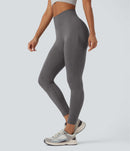NWT Halara Seamless Flow High Waisted Booty Scrunch Leggings Size Medium 7/8