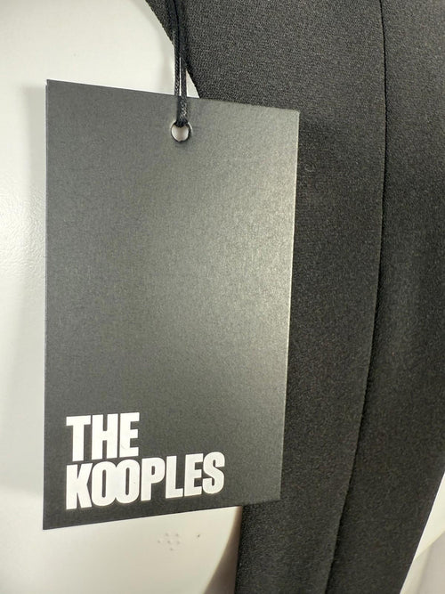 NWT The Kooples Short Black Crepe Dress US Size Medium $345 MRSP
