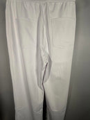 NWT Halara High Waist Button Multiple Pockets Strght Leg Casual Pants White- XS