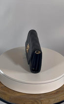 CAVALLI CLASS BY ROBERTO CAVALLI Turin Topstitch Faux Leather Wallet-On-Chain