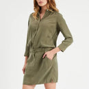 Etienne Marcel Women's Long Sleeve Olive Green Dress, Size XS