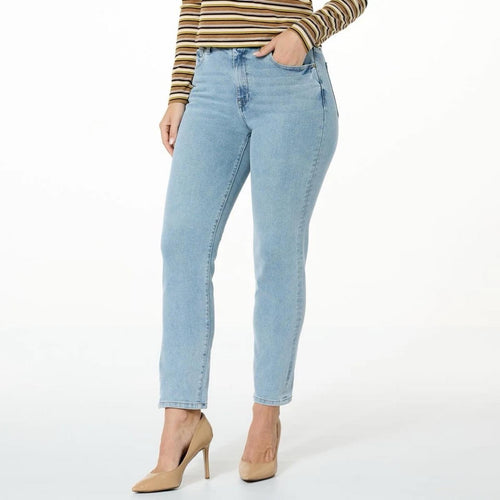 NWT La Joie Comfort Stretch High Rise Straight Leg Jeans Size 8