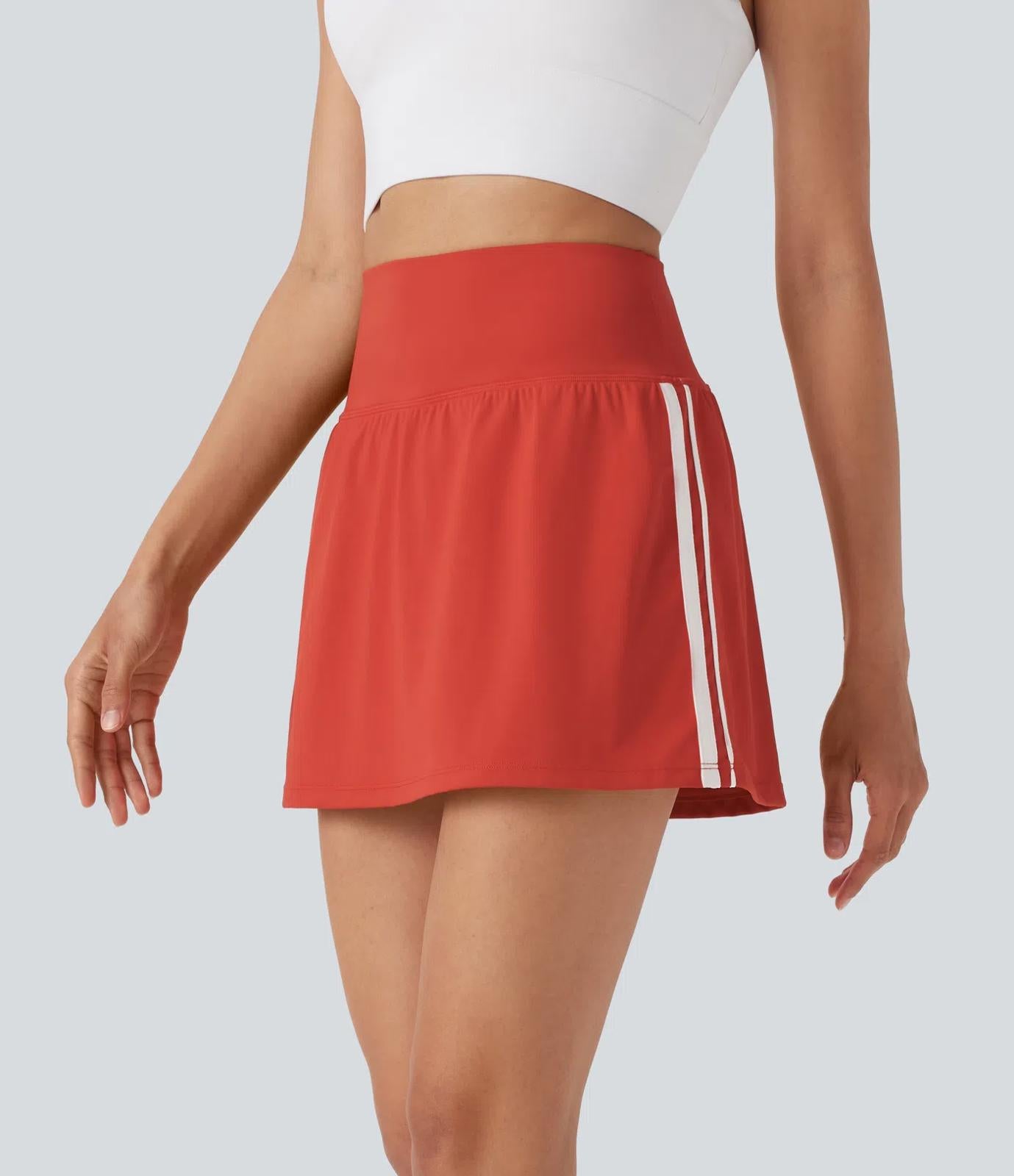 NWT Halara SoftlyZero™ High Waisted Tummy Control 2-in-1 Mini Skirt Size Medium