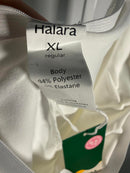 NWT Halara Women's White Textured Midi Skirt Size XL