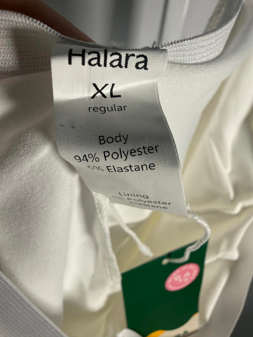 NWT Halara Women's White Textured Midi Skirt Size XL