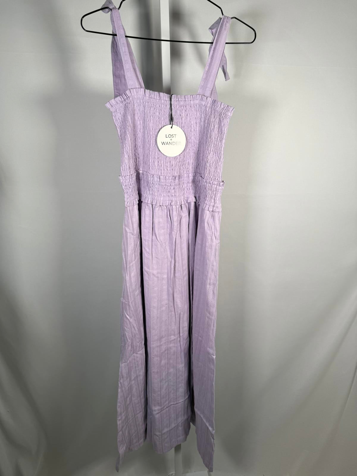 NWT REVOLVE LOST + WANDER  angel in disguise maxi dress Purple, Size Small