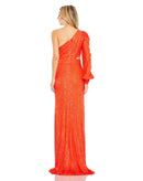 Ieena for Mac Duggal 26730 Cutout Waist One Sleeve Dress Size 6 NWT