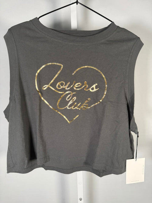 NWT Spiritual Gangster Lovers Crawford Crop Tank Black Size XL