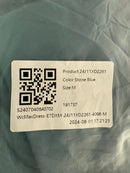 NWT Halara Breezeful™ Shirred High Low Flowy Quick Dry Maxi Slip Dress, Size - M