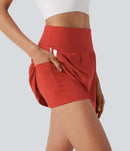 NWT Halara SoftlyZero™ High Waisted Tummy Control 2-in-1 Mini Skirt Size Medium