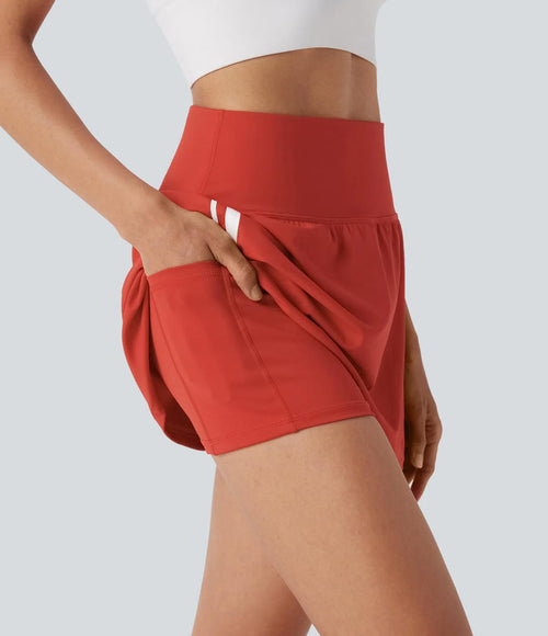 NWT Halara SoftlyZero™ High Waisted Tummy Control 2-in-1 Mini Skirt Size Medium