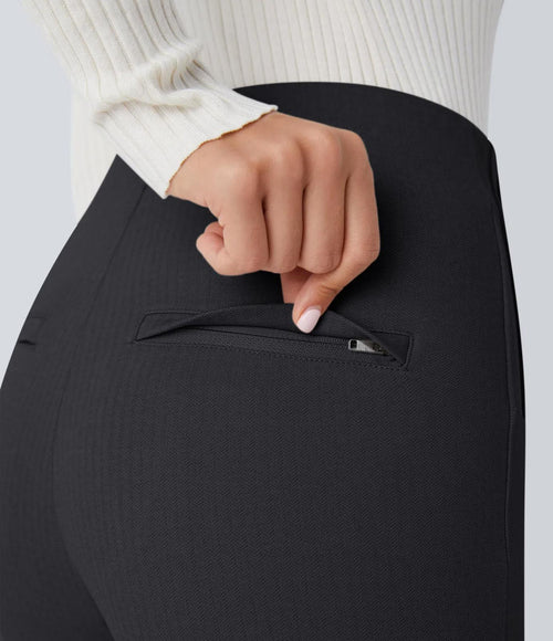 NWT Halara High Waisted Tummy Control Back Herringbone Leggings Size XS 7/8