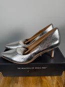 Naturalizer Everly Pump Silver Size 9 NWB