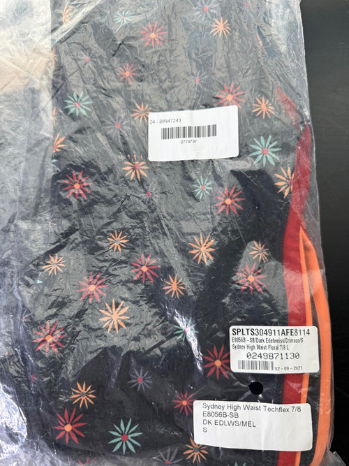 NWT Splits59 Sydney High Waist Floral 7/8 Leggings S