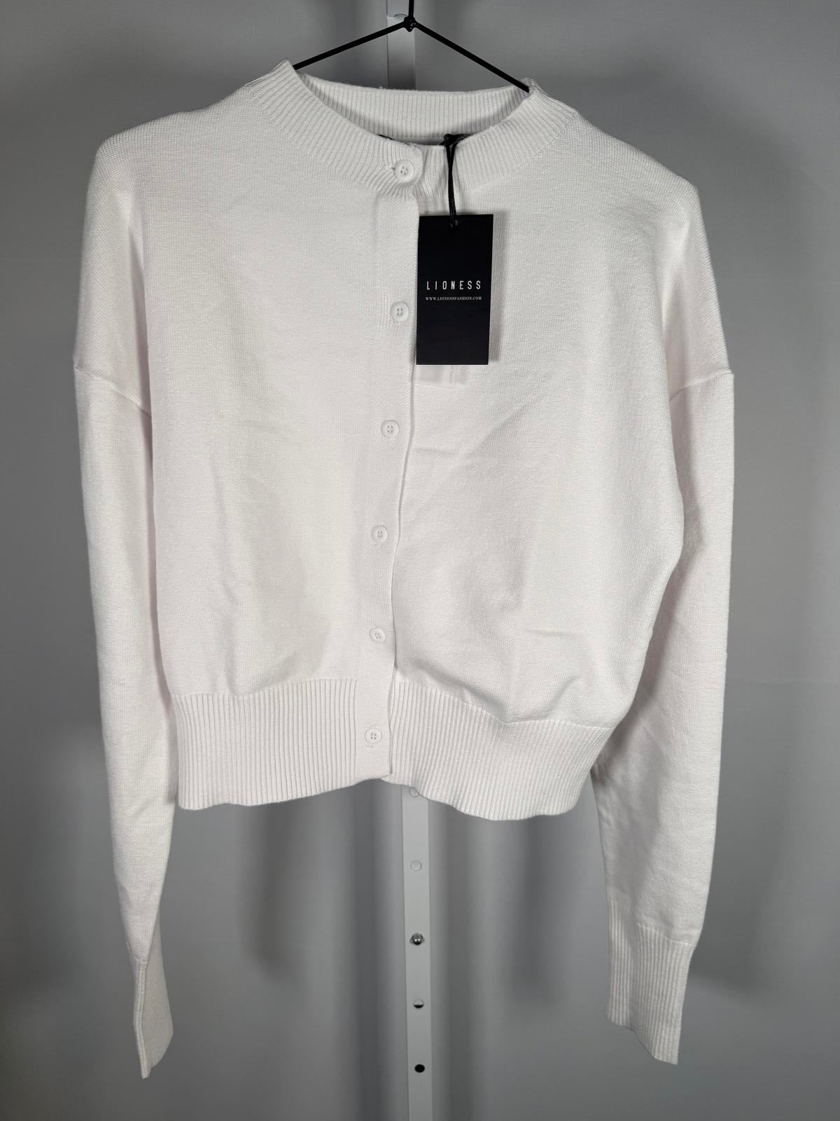 NWT Revolve Lioness Vallery Knit Cardigan White S