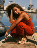 Kaanas Malik Handwoven Wavy Crochet Wedge Sandals - 9 NWT