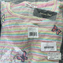 NWT REVOLVE by Emerson Road Butterfly Striped Tee & Short White Multi Size L