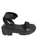 Wild Pair Theodorra Womens Faux Leather Ankle Strap Platform Sandals 9.5 NWOB