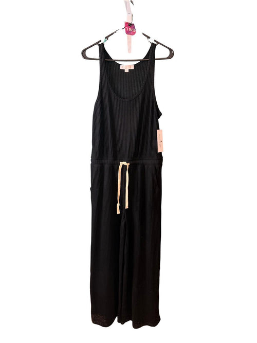 NWT Spiritual Gangster Women's Ballet Rib Wide Leg Perfect Jumpsuit Size Small