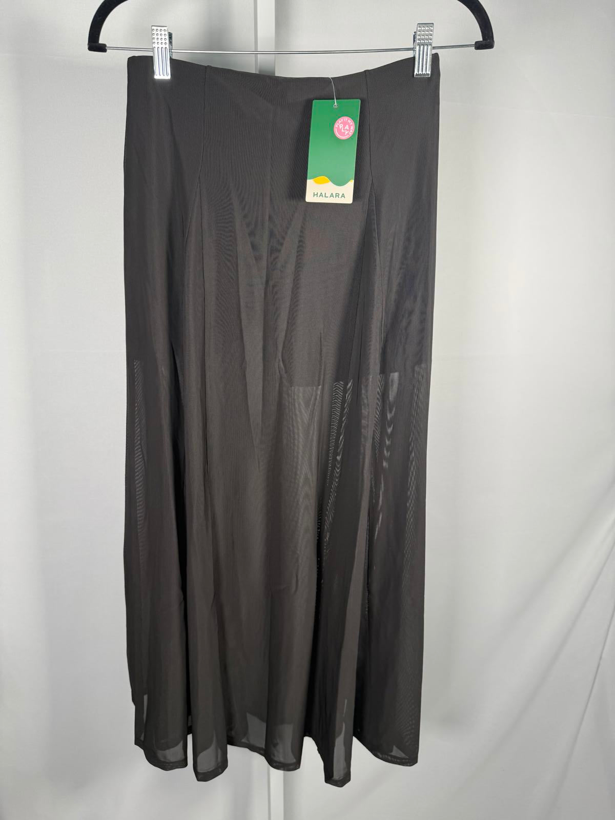 NWT Halara High Waisted Side Zipper Maxi Skirt Size Small