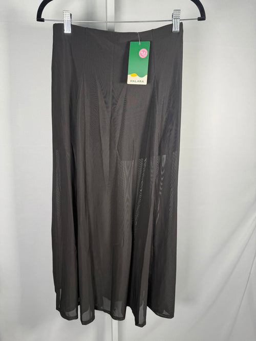 NWT Halara High Waisted Side Zipper Maxi Skirt Size Small
