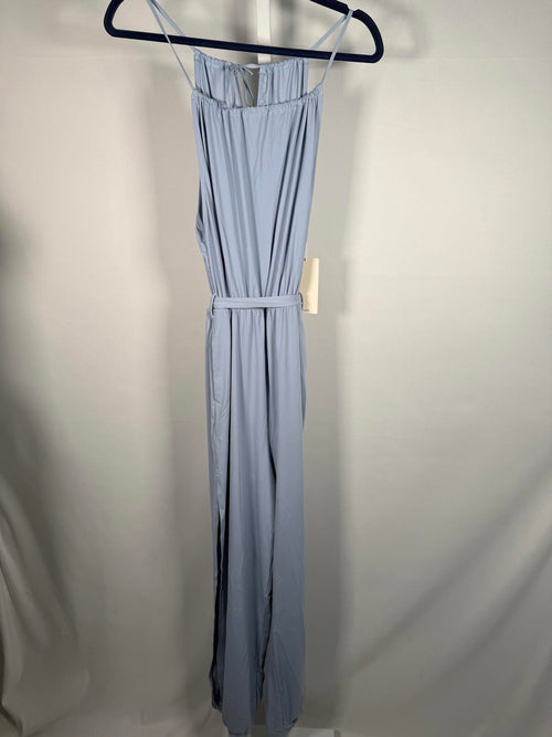 NWT Halara Sleeveless Tie Back Belted Pocket Cool Touch Jumpsuit-UPF50+ Size XS