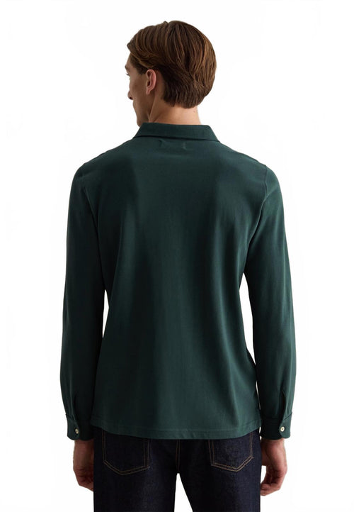 PIOMBO Polo Shirt Dark Green Size M NWT