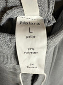 NWT Halara Flex High Waisted Pocket Wide Leg Waffle Work Pants Size L, Petite