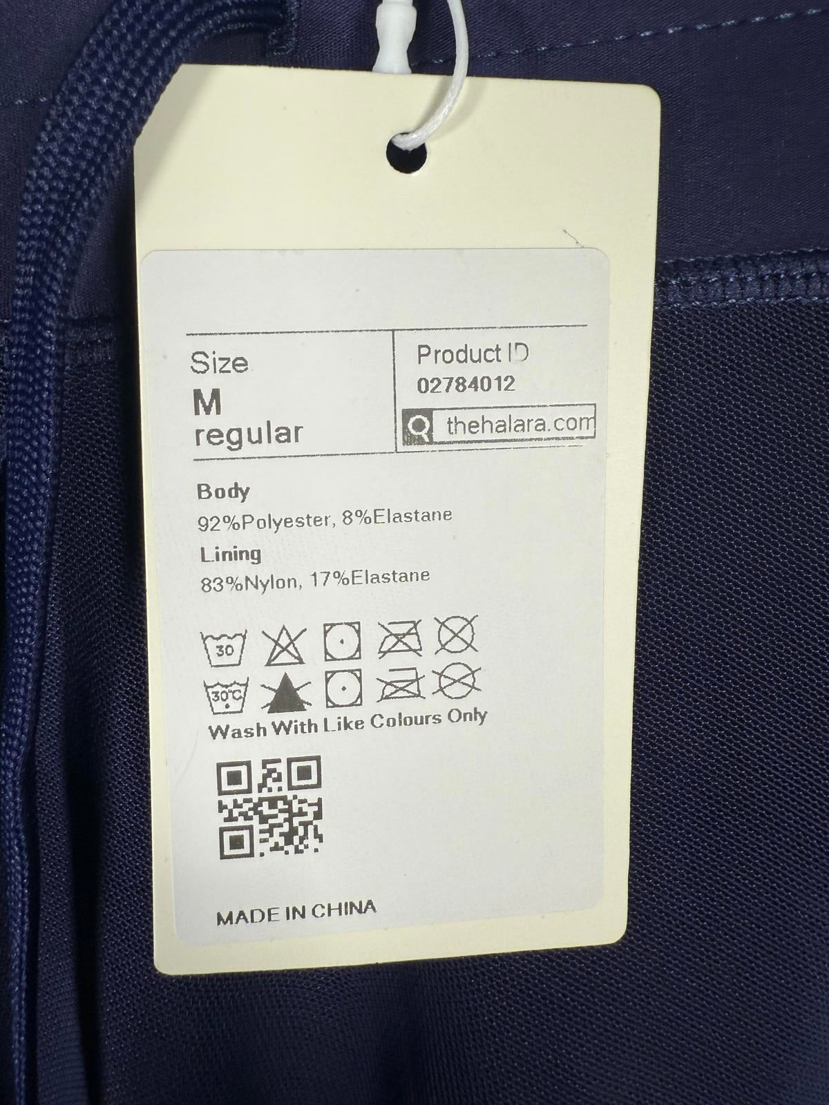 NWT Halara High Waisted Contrast Mesh 2-in-1 Pocket Midi Flare Casual Skirt - M