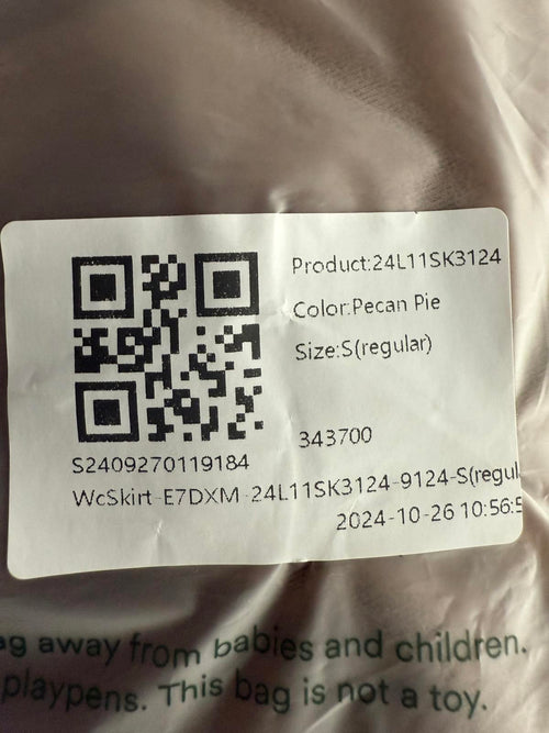 NWT Halara Suede Wrap Side Tie Mini Skirt in Pecan Pie S