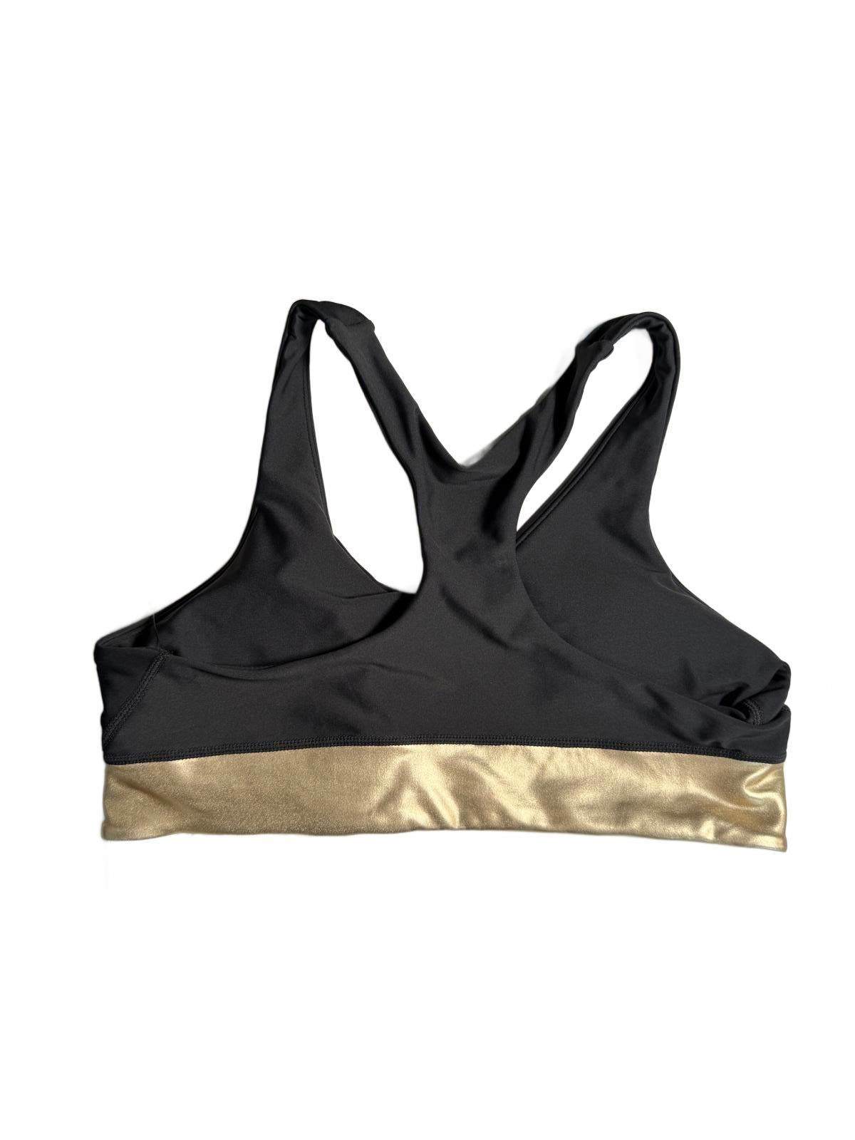 Aqua Women's Colorblock Racerback Sports Bra - S