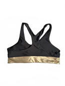 Aqua Women's Colorblock Racerback Sports Bra - S