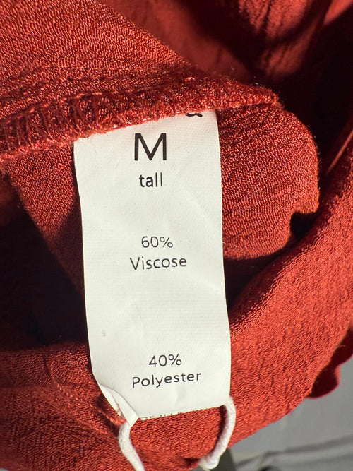 NWT Spaghetti Strap Lace Up Pocket Jumpsuit Size M, Tall