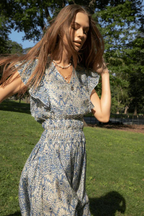 NWT Guadalupe Charlize Paisley Dress Women's Large