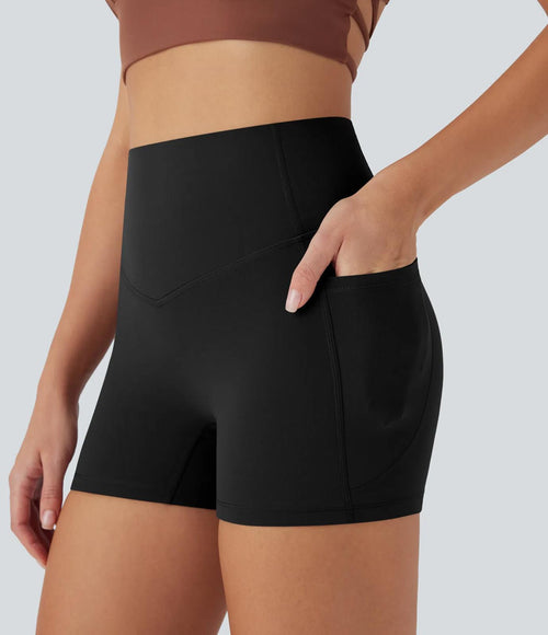 NWT Halara UltraSculpt High Waisted Scrunch Butt Tummy Control Shorts Size Small