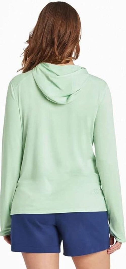 NWT Life is Good LIG Sailboats Hooded Active Tee Sage Green Medium