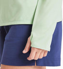 NWT Life is Good LIG Sailboats Hooded Active Tee Sage Green Medium