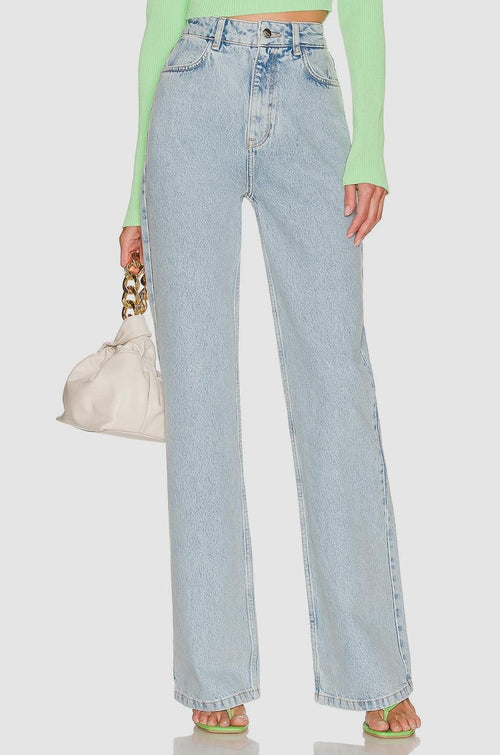 GAUGE81 Women's Blue Sunda Wide-Leg Jeans Pants Size 26 NWT 33' inseam MRSP $281