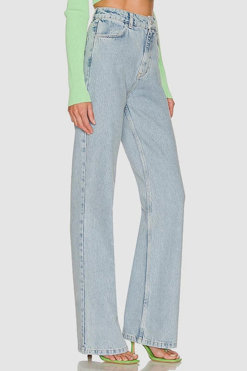 GAUGE81 Women's Blue Sunda Wide-Leg Jeans Pants Size 26 NWT 33' inseam MRSP $281