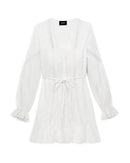 The Kooples Ladder Trim Cotton Lace Dress US Size Large / FR 3 NWT $345