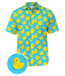 NWT Tipsy Elves Men's Rubber Ducky Hawaiian Shirt Size Large