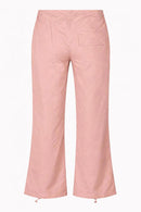 NWT Halara Women's Pink Casual Drawstring Pants with Buttoned Pockets Size Large