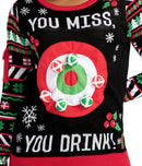 NWT Tipsy Elves Drinking Game Ugly Christmas Sweater Women's Size Small