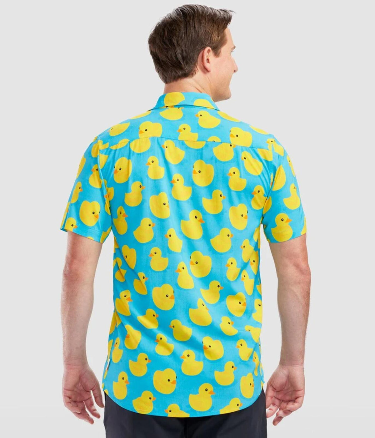 NWT Tipsy Elves Men's Rubber Ducky Hawaiian Shirt Size Large