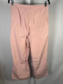 NWT Halara Women's Pink Casual Drawstring Pants with Buttoned Pockets Size Large