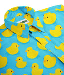 NWT Tipsy Elves Men's Rubber Ducky Hawaiian Shirt Size Large