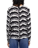 The Kooples Wild Panther Print Blouse 100% Viscose US Small / FR 1 NWT $215