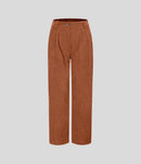 NWT Halara Mid Rise Zipper Pocket Corduroy Casual Pants Baked Clay - Small Tall