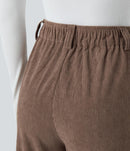 NWT Halara High Waisted Corduroy Casual Pants Acorn Size XL